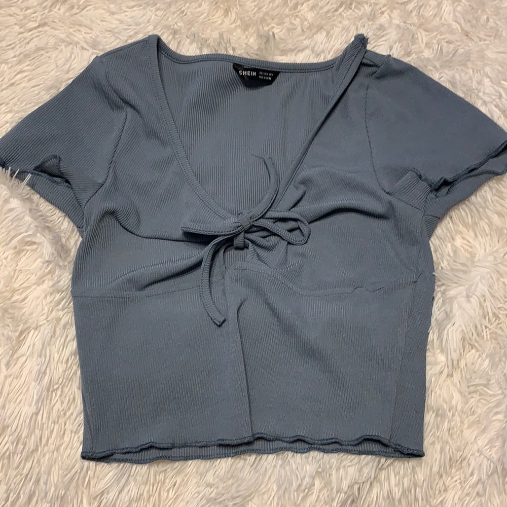 SHEIN blue top!